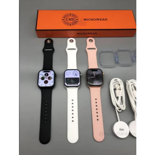 Smartwatch W10 Mini Serie 10 42mm Chat GPT, NFC, AMOLED Lançamento Microwear