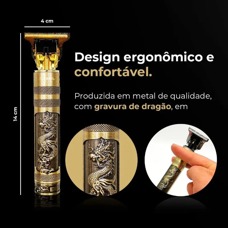 Máquina De Cortar Cabelo Profissional Dragon