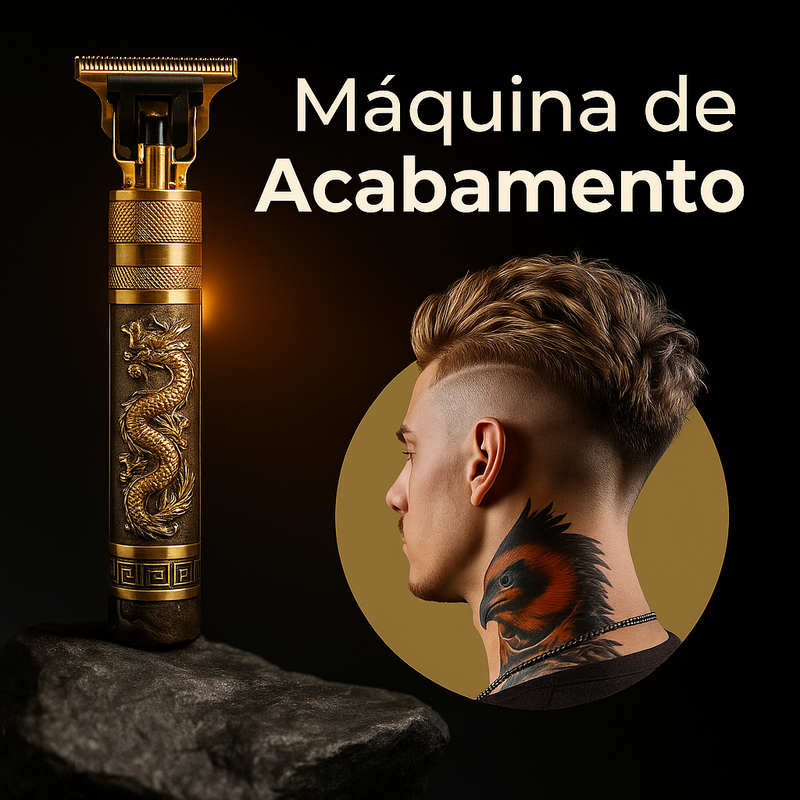 Máquina De Cortar Cabelo Profissional Dragon